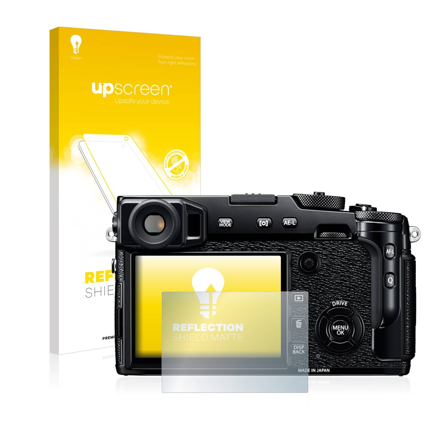 upscreen Reflection Shield Matt Schutzfolie für Fujifilm X-Pro2