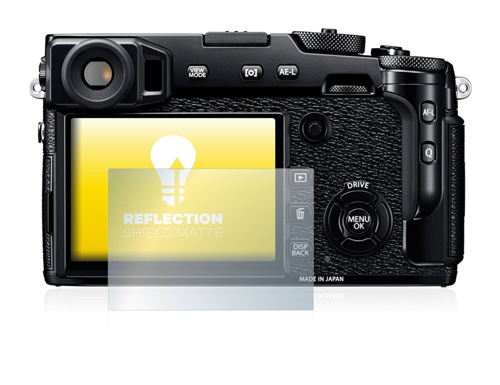 upscreen Reflection Shield Matt Schutzfolie für Fujifilm X-Pro2