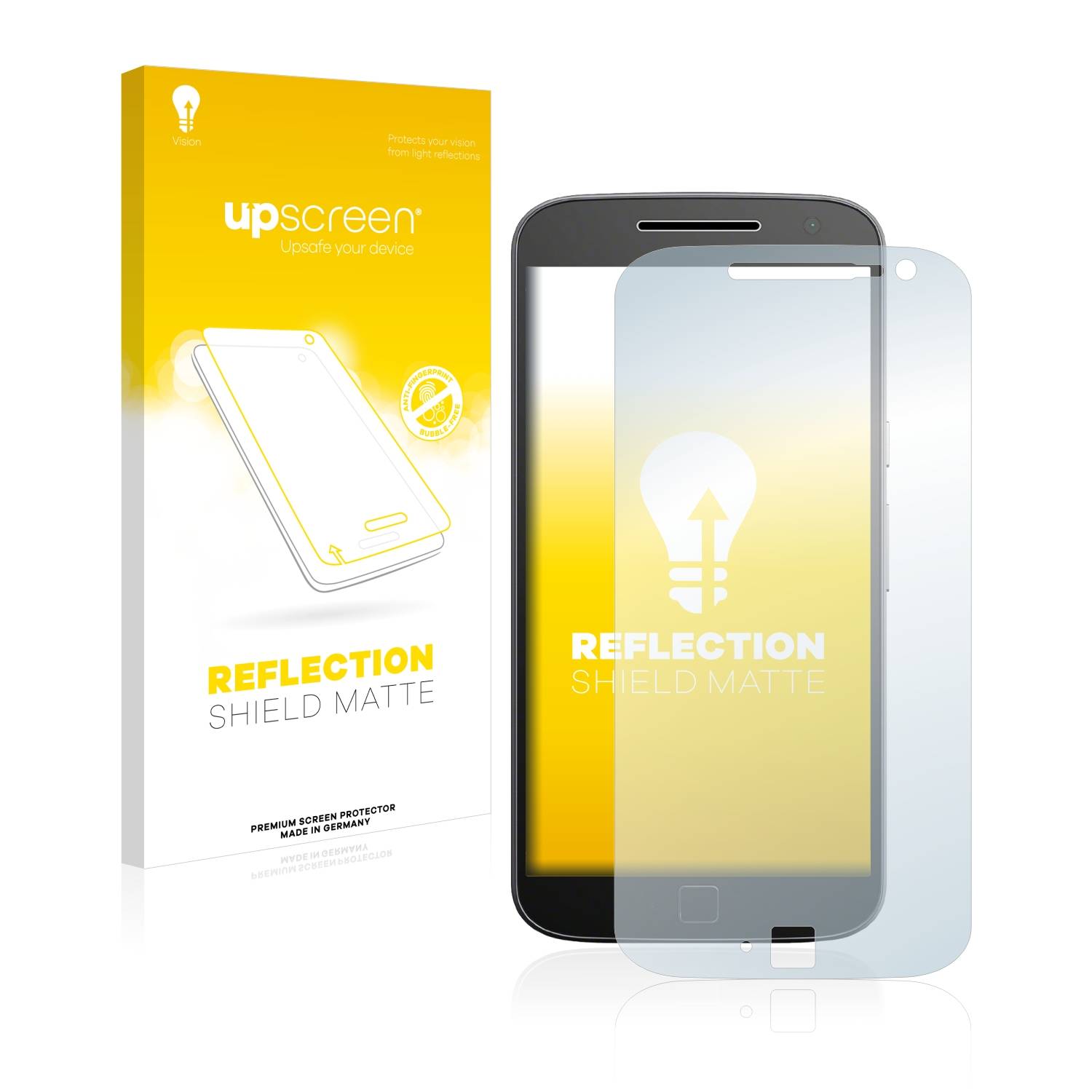 upscreen Reflection Shield Matt Schutzfolie für Motorola Moto G4 Plus