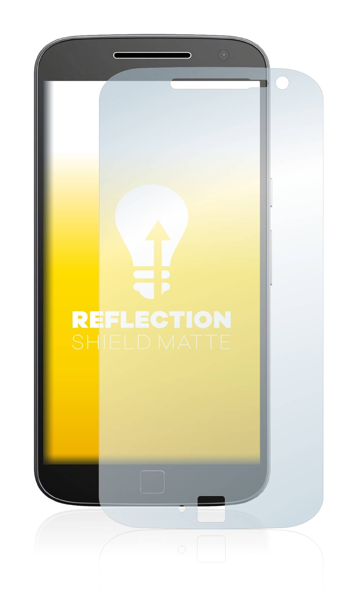 upscreen Reflection Shield Matt Schutzfolie für Motorola Moto G4 Plus