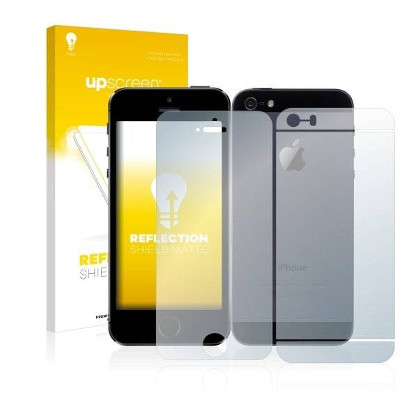 Premium Displayschutzfolie für Apple iPhone 5S (Vorder + Rückseite)