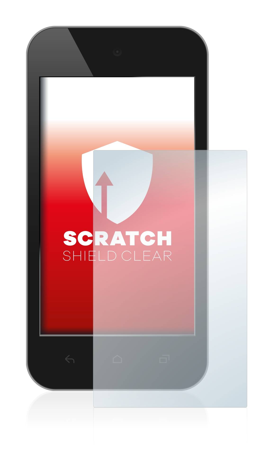 upscreen Scratch Shield Schutzfolie für Standardgrößen mit 2.7 Zoll Displays [55 mm x 41 mm, 4:3]
