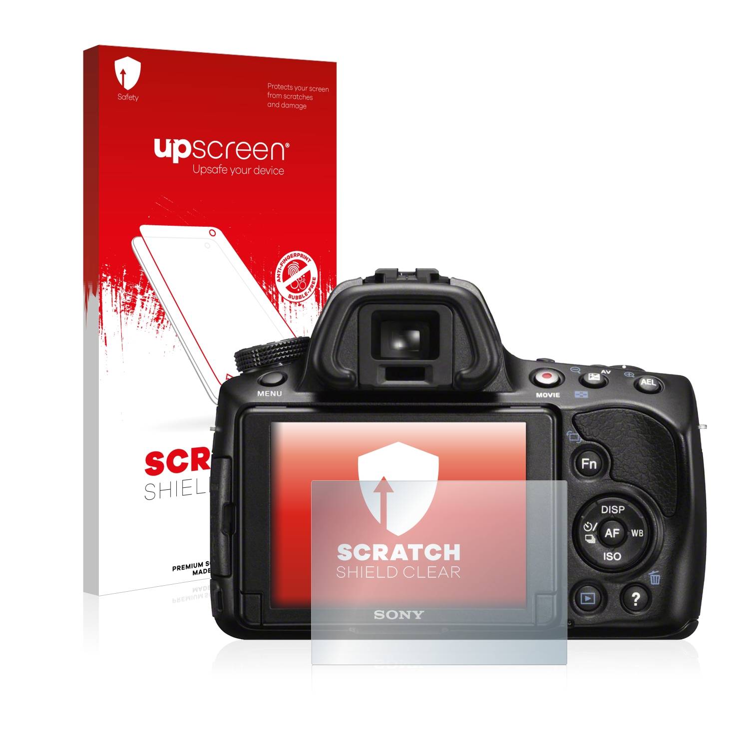 upscreen Scratch Shield Schutzfolie für Sony Alpha 37 (SLT-A37)