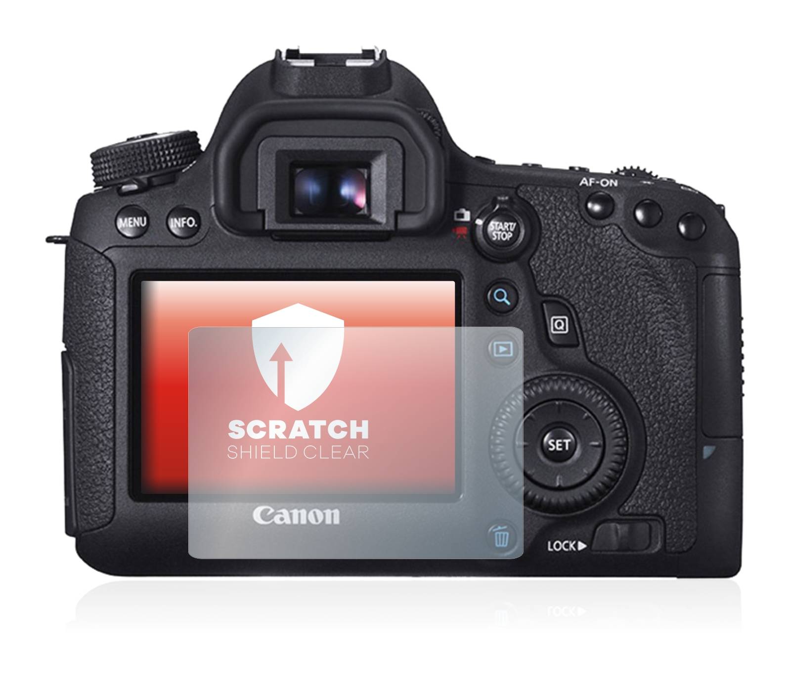 upscreen Scratch Shield Schutzfolie für Canon EOS 6D