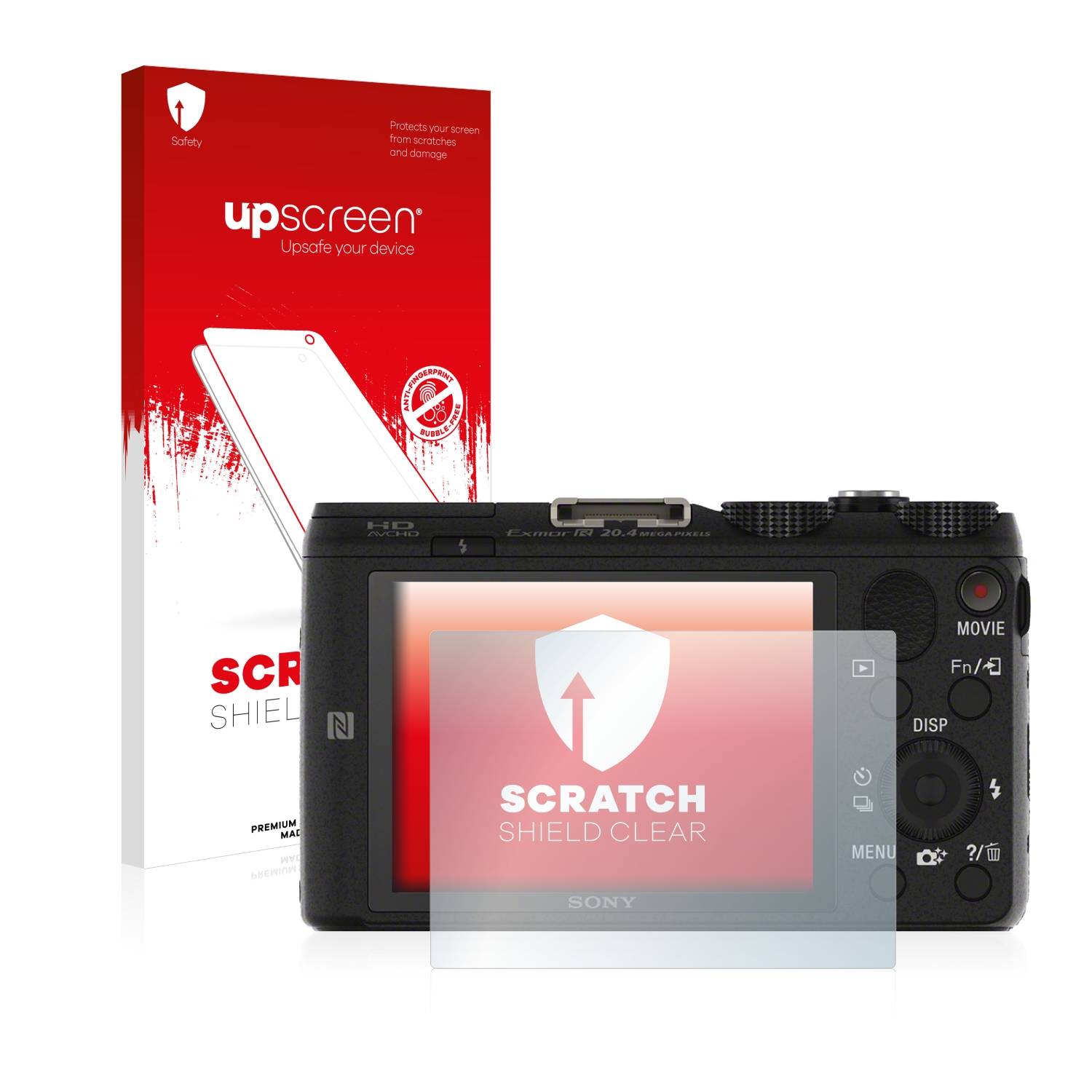 upscreen Scratch Shield Schutzfolie für Sony Cyber-Shot DSC-HX60V