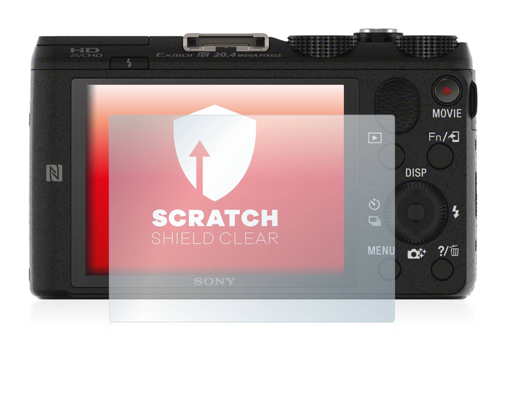 upscreen Scratch Shield Schutzfolie für Sony Cyber-Shot DSC-HX60V