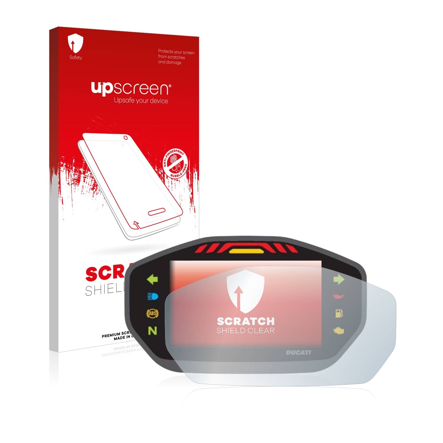 upscreen Scratch Shield Schutzfolie für Ducati Monster 1200S Colour-TFT-Display
