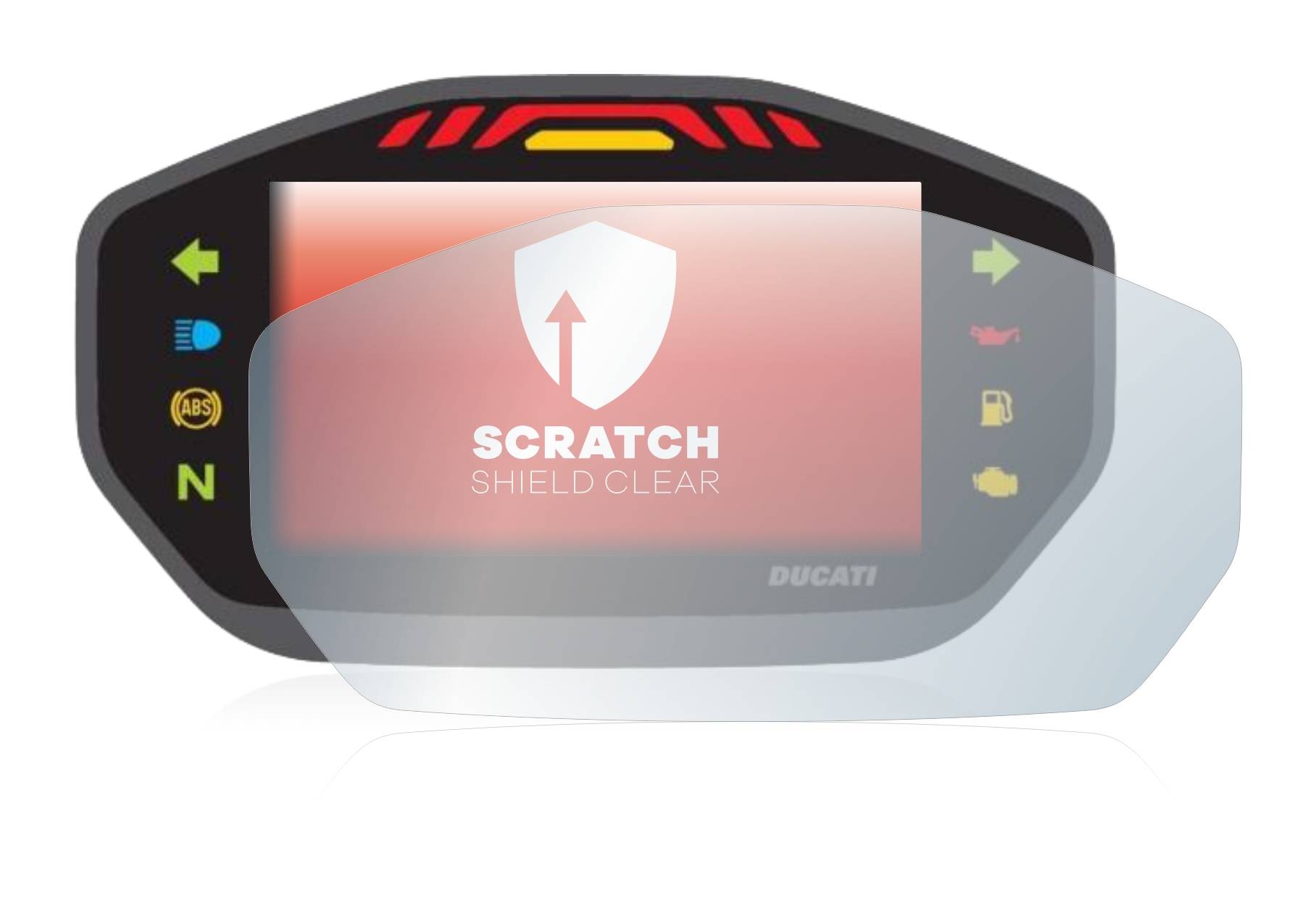 upscreen Scratch Shield Schutzfolie für Ducati Monster 1200S Colour-TFT-Display