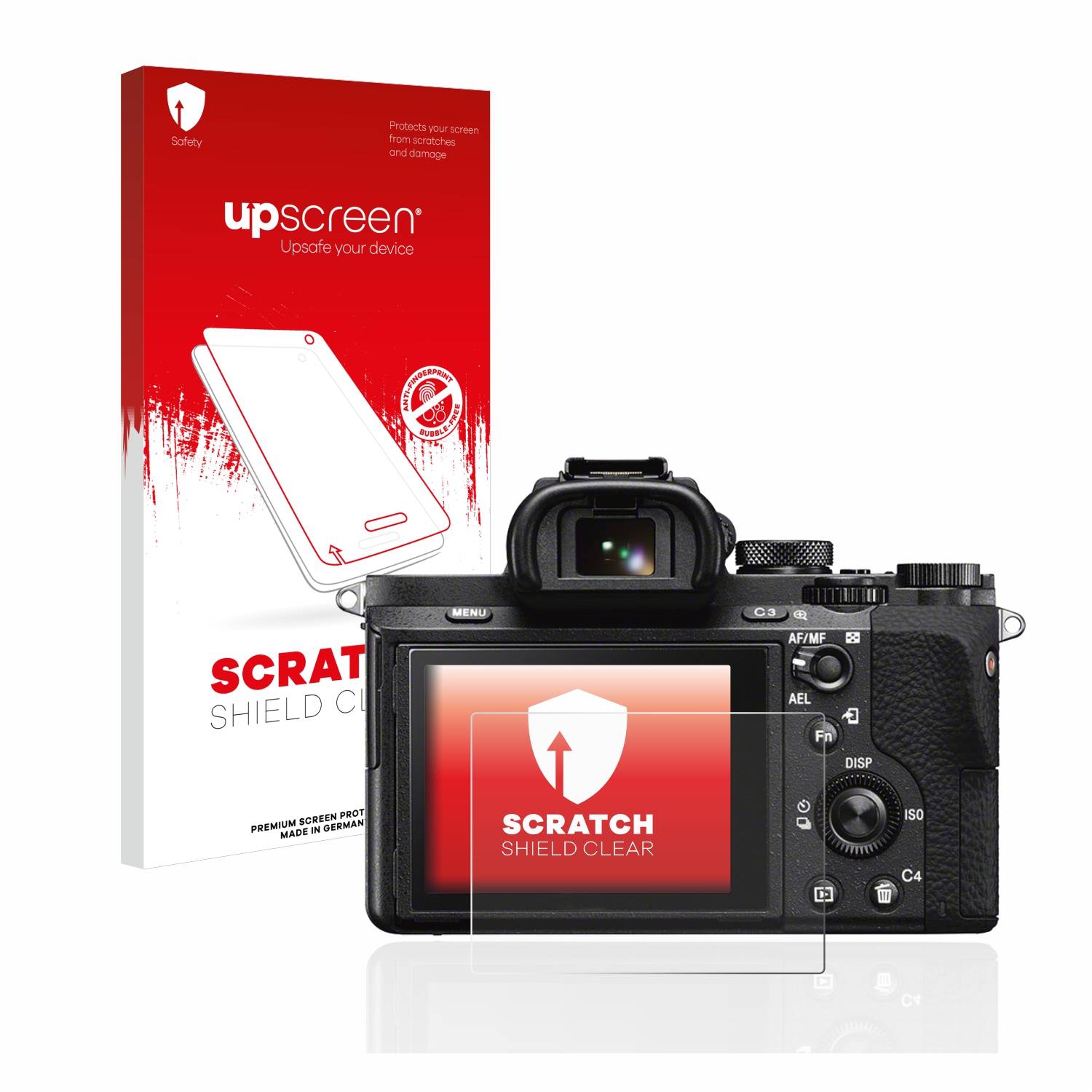 upscreen Scratch Shield Schutzfolie für Sony Alpha 7 II (ILCE-7M2)