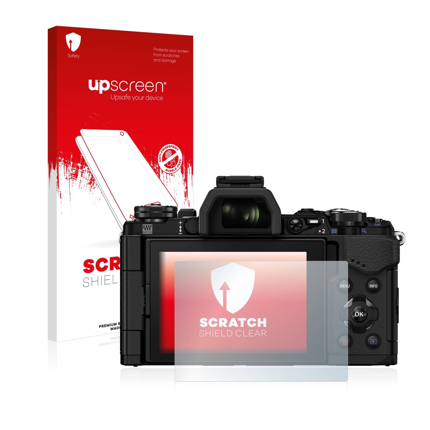 upscreen Scratch Shield Schutzfolie für Olympus OM-D E-M5 Mark II