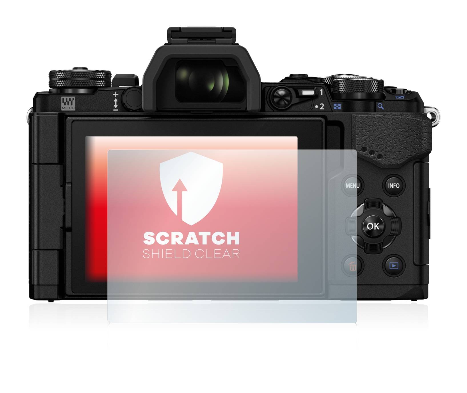 upscreen Scratch Shield Schutzfolie für Olympus OM-D E-M5 Mark II