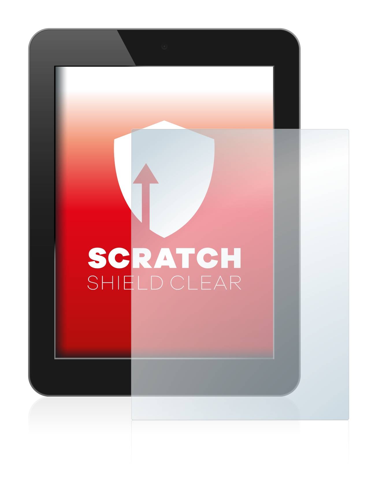 upscreen Scratch Shield Schutzfolie für Standardgrößen mit 10.1 Zoll Displays [223 mm x 126 mm, 16:9]