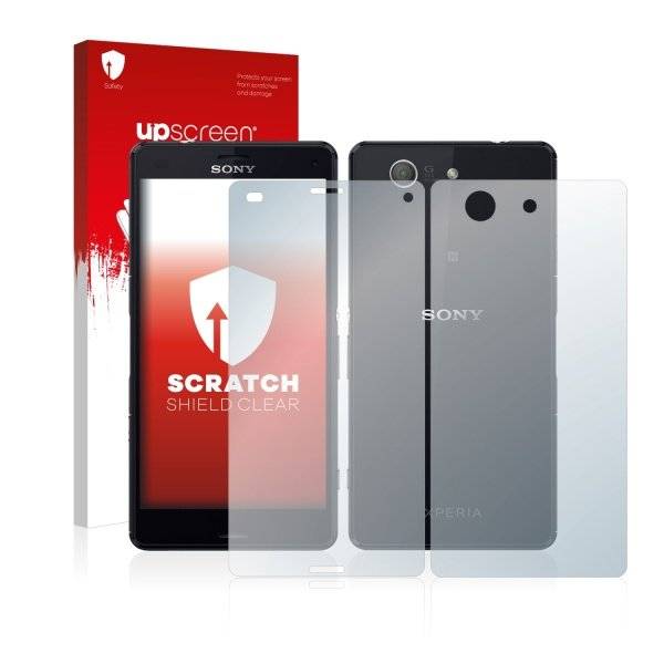 Displayschutzfolie für Sony Xperia Z3 Compact D5803 (Vorder + Rückseite)