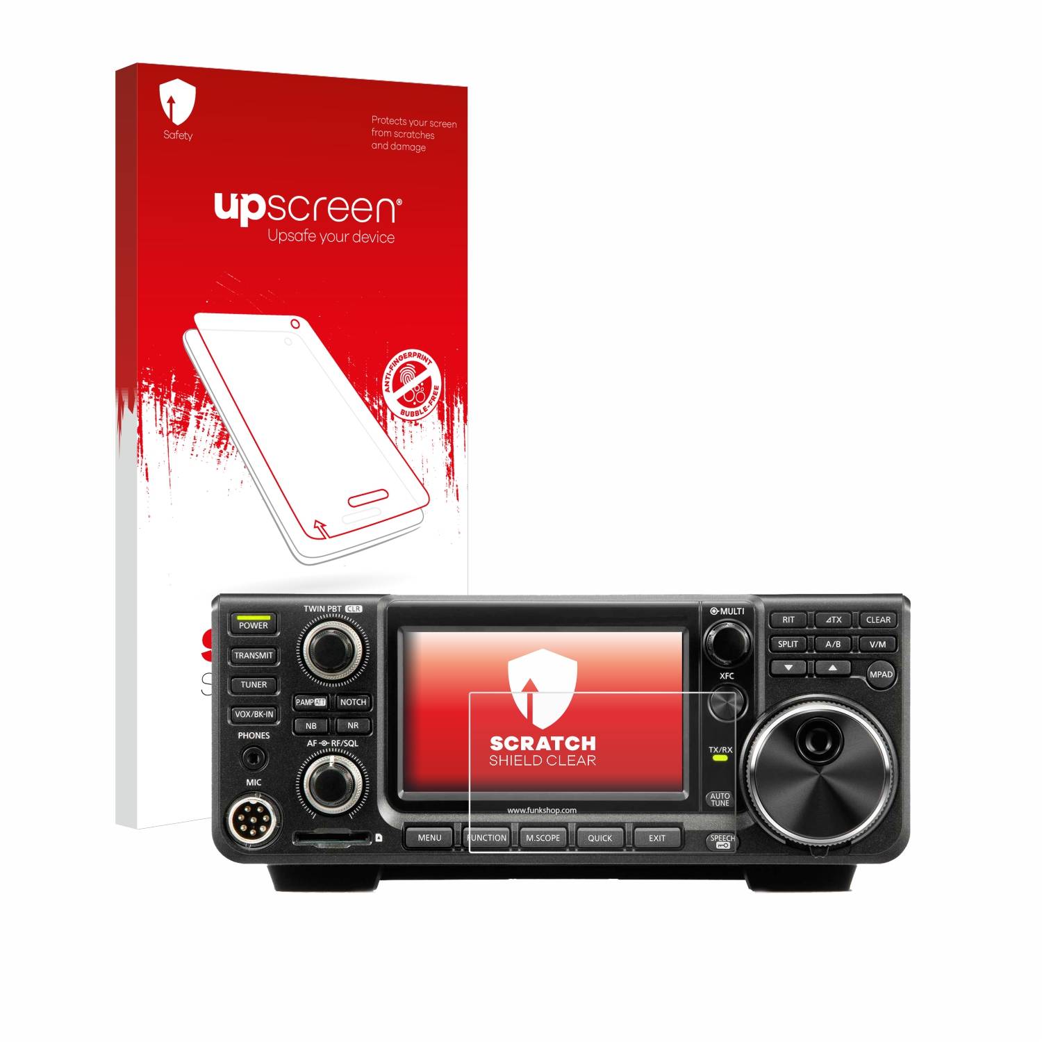 upscreen Scratch Shield Schutzfolie für Icom IC-7300