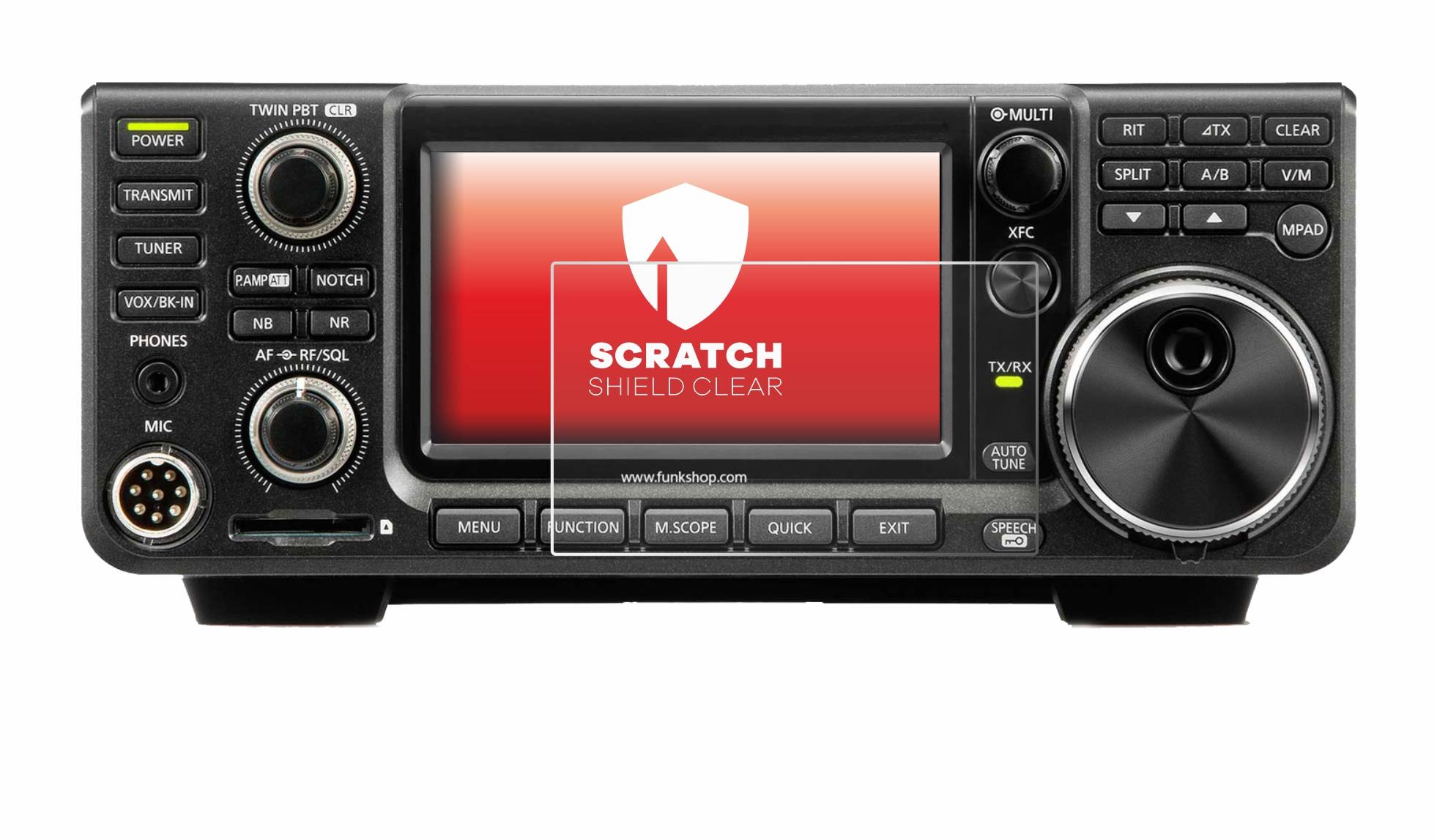 upscreen Scratch Shield Schutzfolie für Icom IC-7300