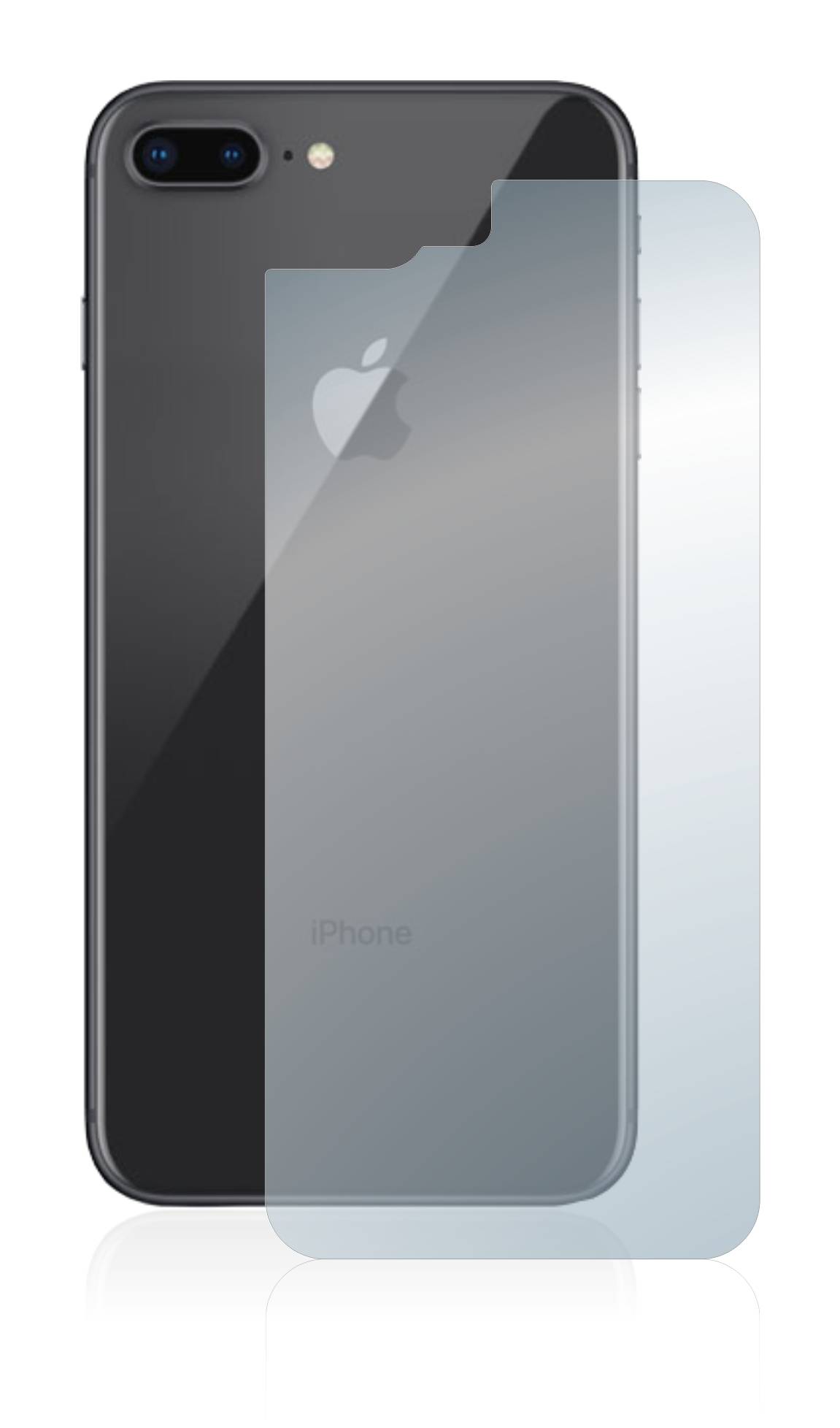 BROTECT AirGlass Glas Panzer-Folie für Apple iPhone 8 Plus (Rückseite) - Schutzglas