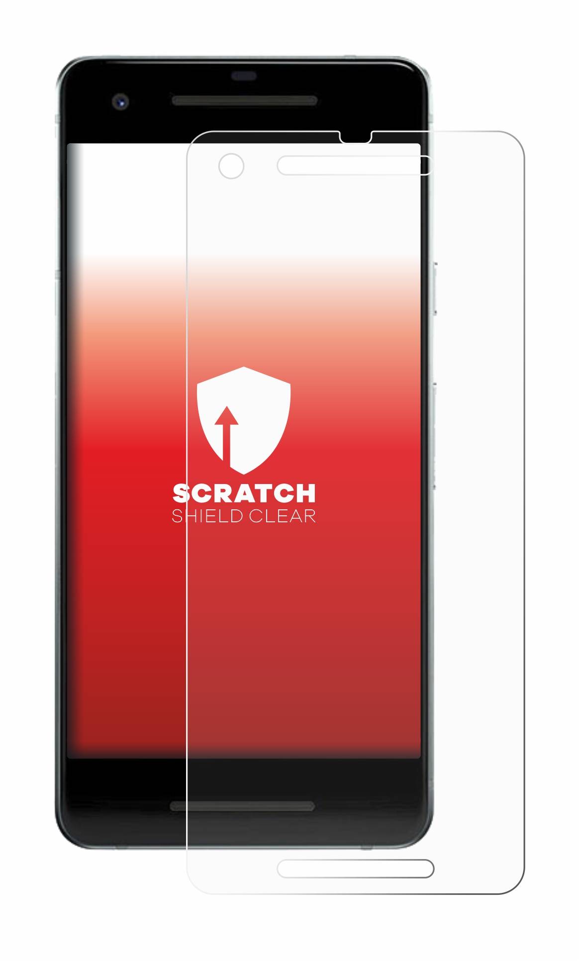 upscreen Scratch Shield Schutzfolie für Google Pixel 2