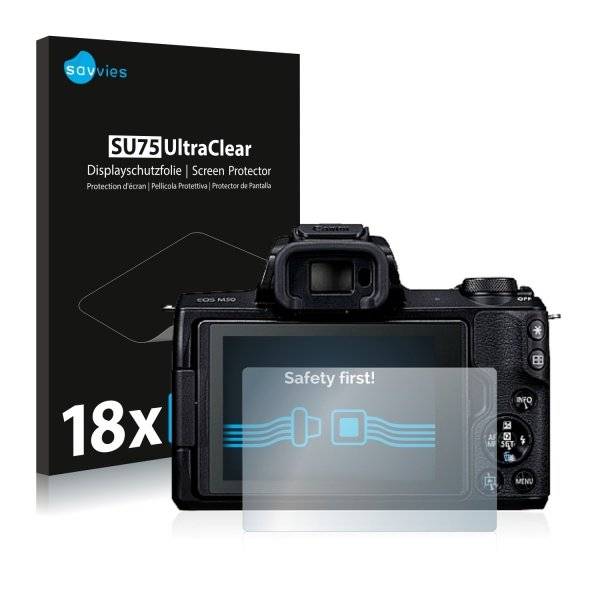 UltraClear Displayschutzfolie für Canon EOS M50