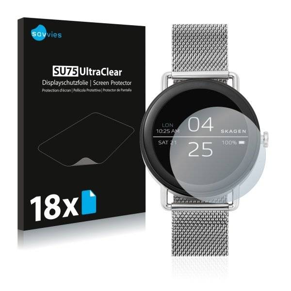 UltraClear Displayschutzfolie für Skagen Smartwatch Falster (42 mm)