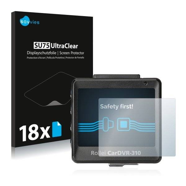 UltraClear Displayschutzfolie für Rollei CarDVR 310