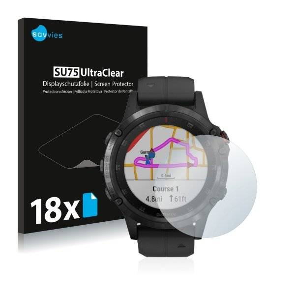 UltraClear Displayschutzfolie für Garmin fenix 5X Plus (51 mm)