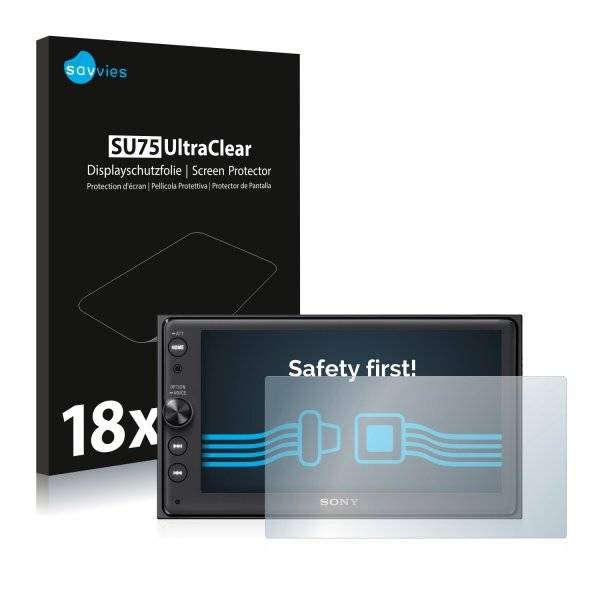 UltraClear Displayschutzfolie für Sony XAV-AX100 (6.4)