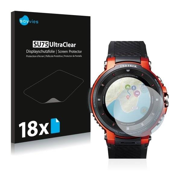 UltraClear Displayschutzfolie für Casio Pro Trek Smart WSD-F30