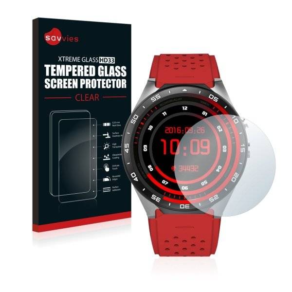 Savvies® Xtreme Glass HD33 Clear Panzerglasfolie für KingWear KW88