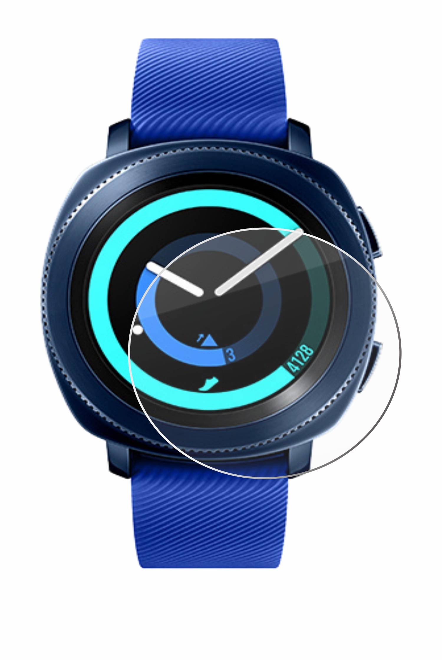 Savvies Clear Panzerglas für Samsung Gear Sport