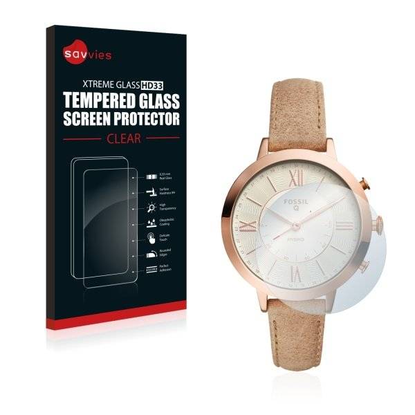Savvies® Xtreme Glass HD33 Clear Panzerglasfolie für Fossil Q Jaqueline