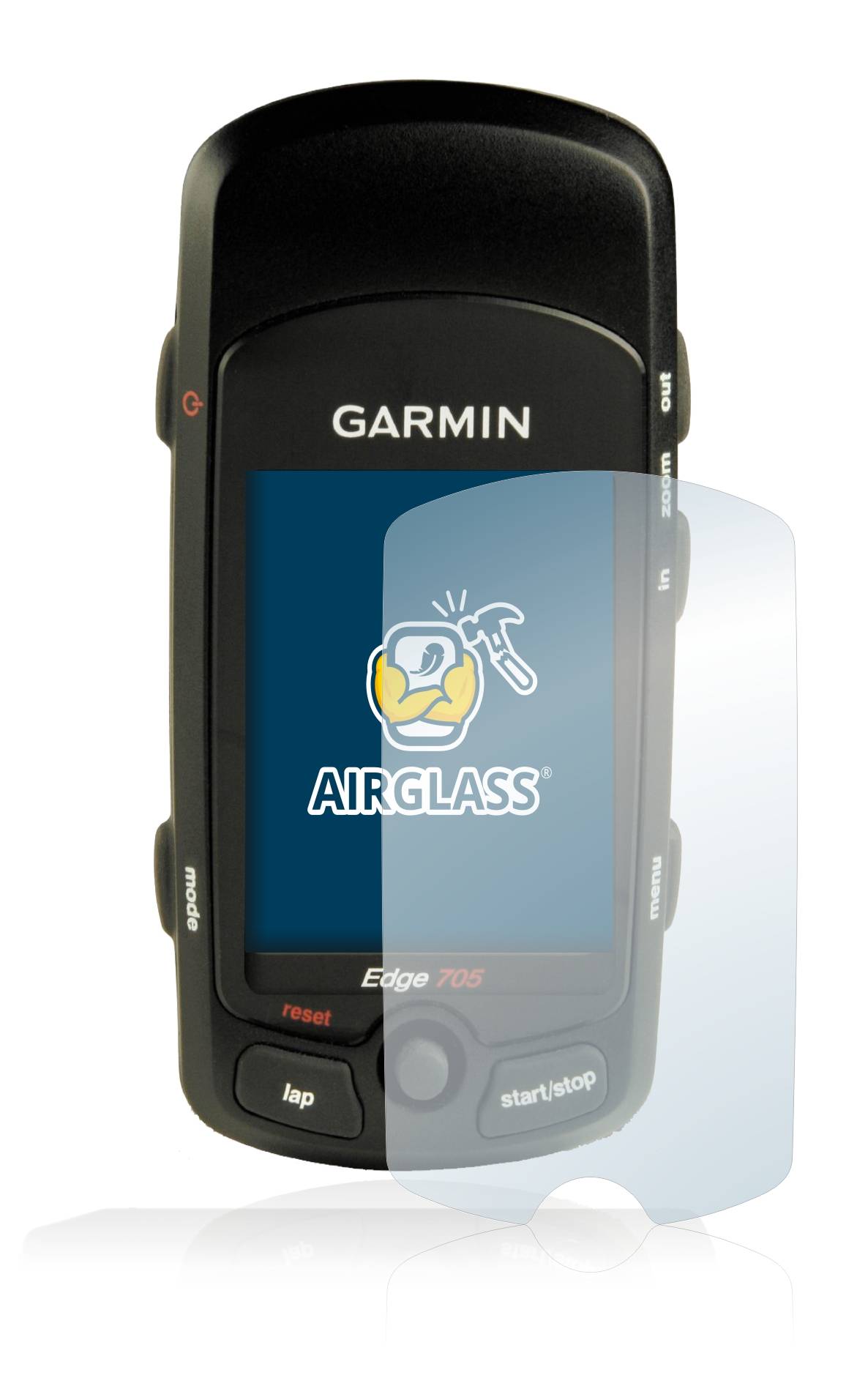 BROTECT AirGlass Glas Panzer-Folie für Garmin Edge 705 - Schutzglas