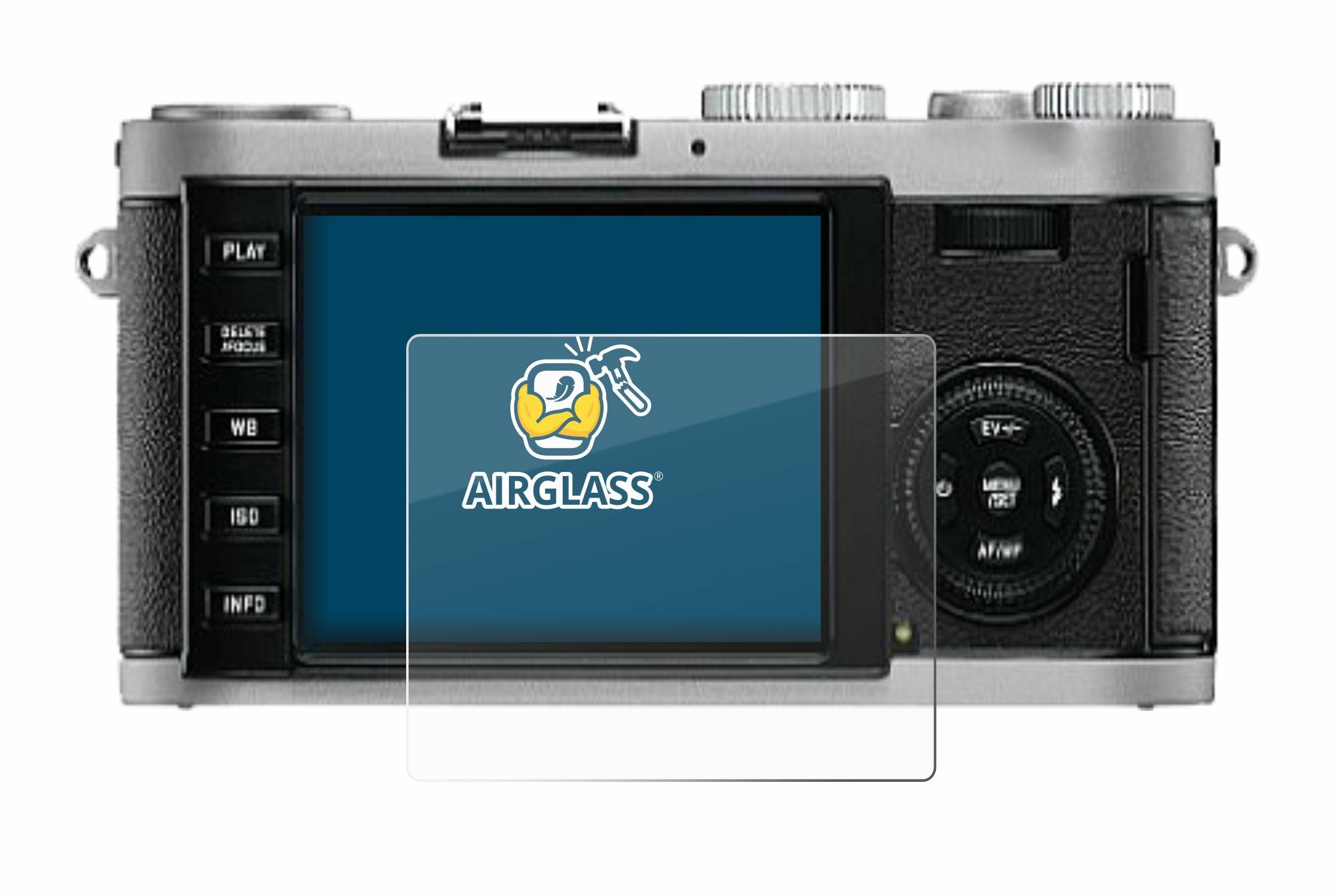 BROTECT AirGlass Glas Panzer-Folie für Leica X1 - Schutzglas