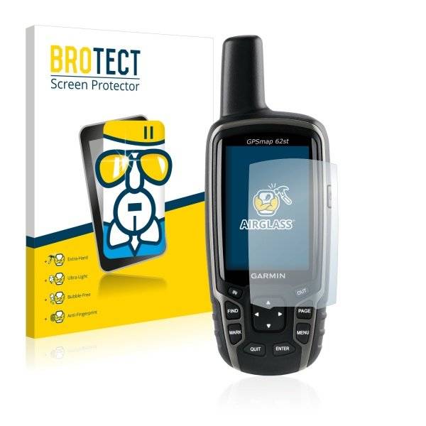 Panzerglasfolie Klar für Garmin GPSMAP 62st