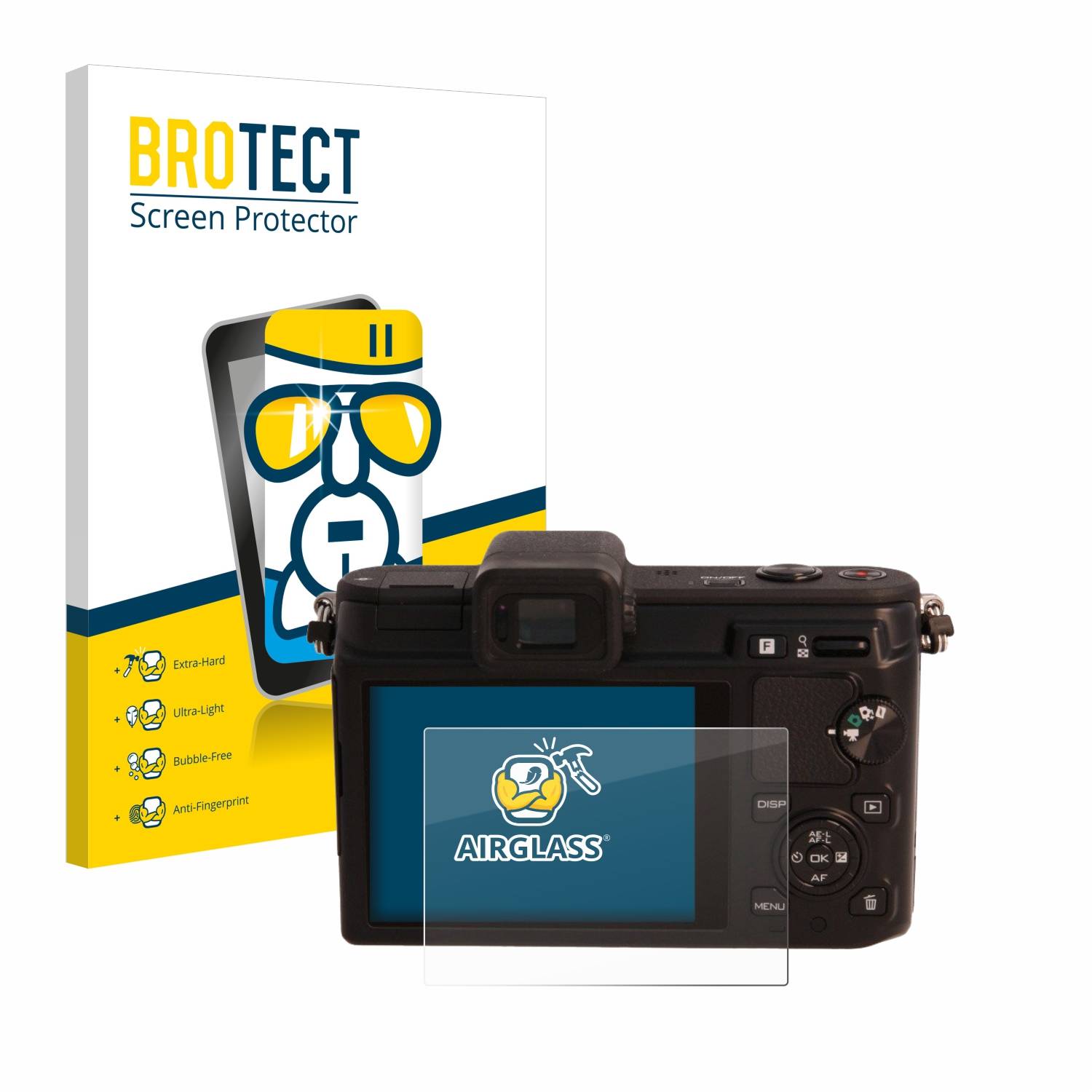 BROTECT AirGlass Glas Panzer-Folie für Nikon 1 V1 - Schutzglas
