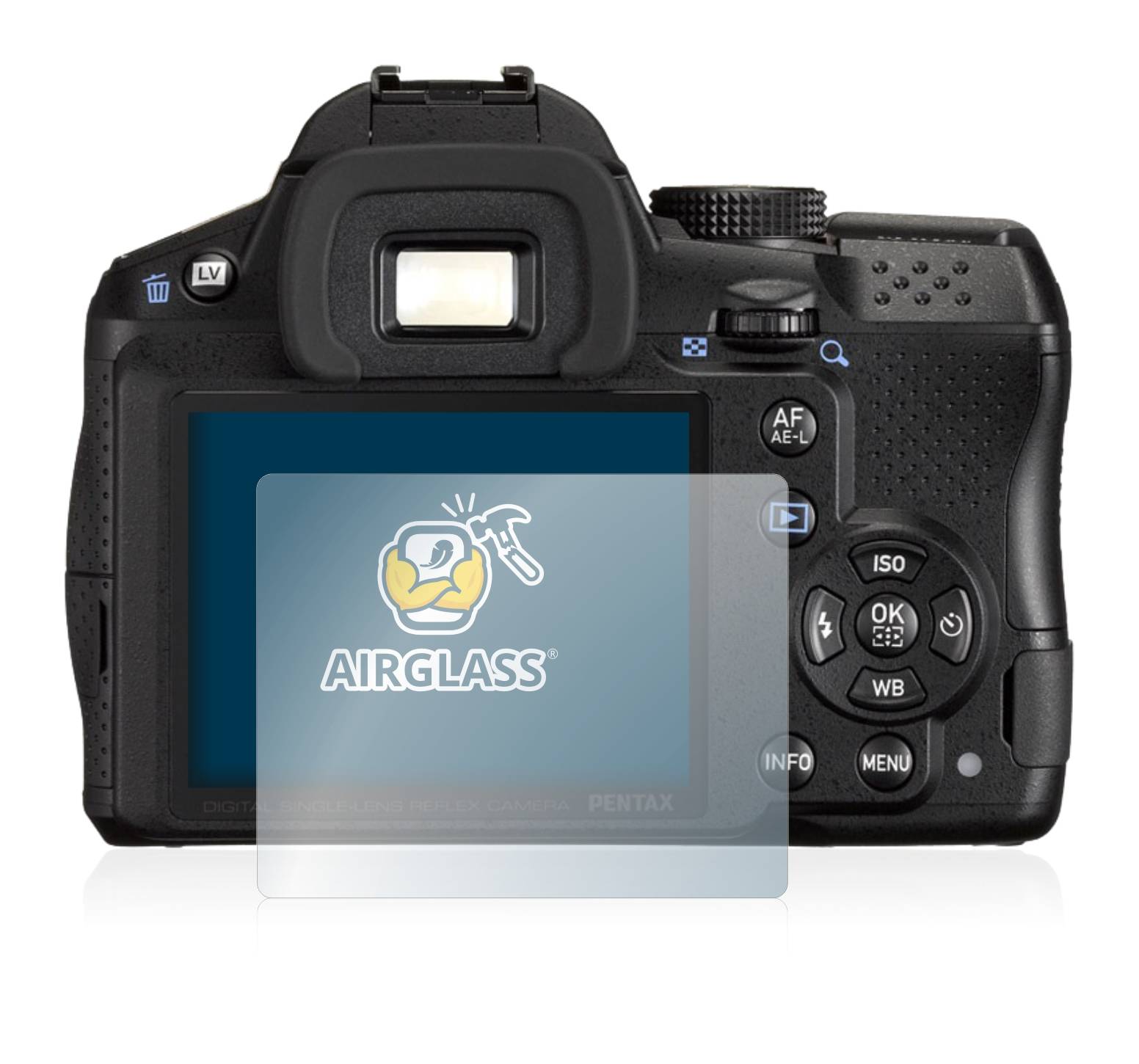 BROTECT AirGlass Glas Panzer-Folie für Pentax K-30 - Schutzglas
