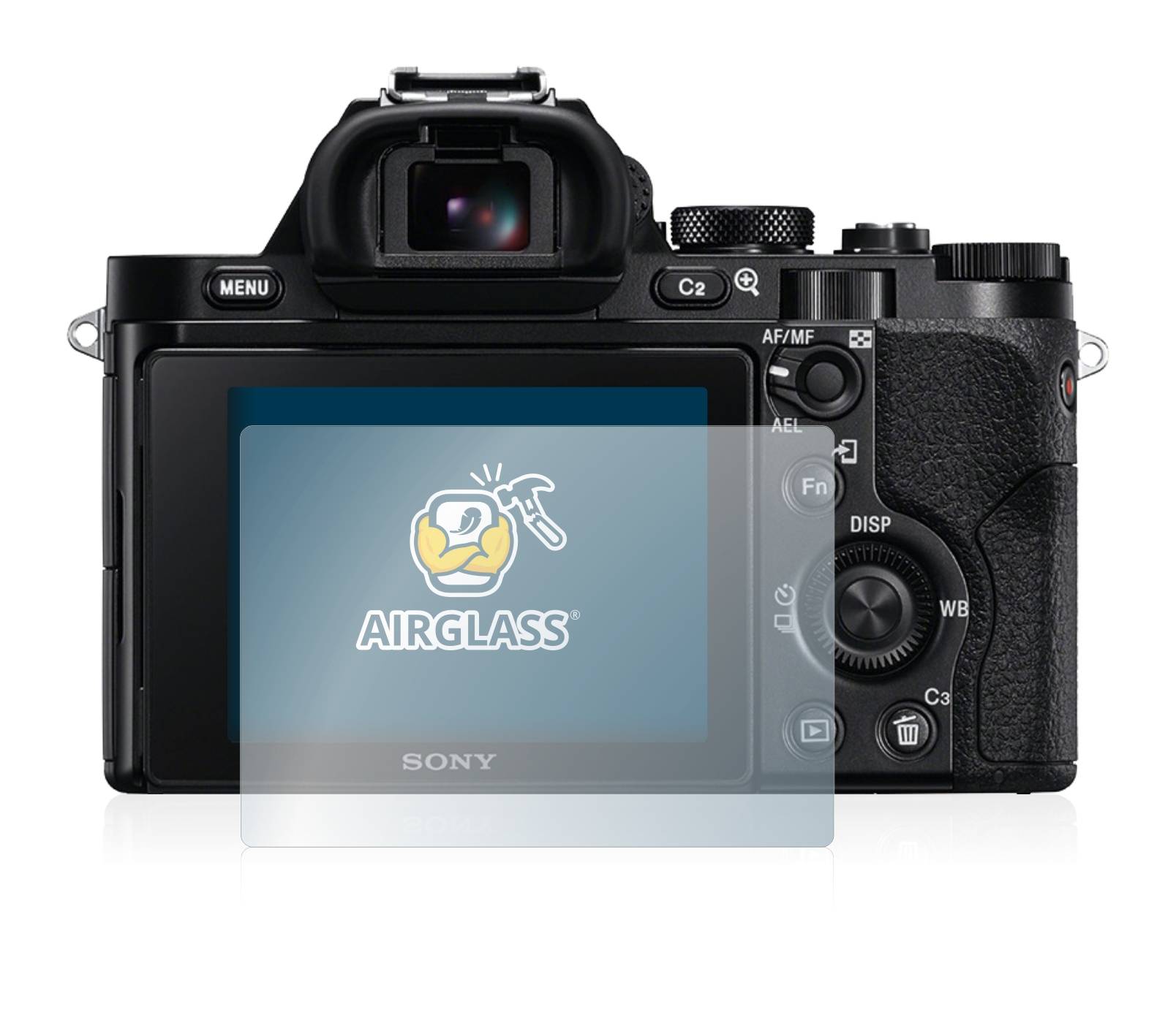 BROTECT AirGlass Glas Panzer-Folie für Sony Alpha 7 (ILCE-7) - Schutzglas