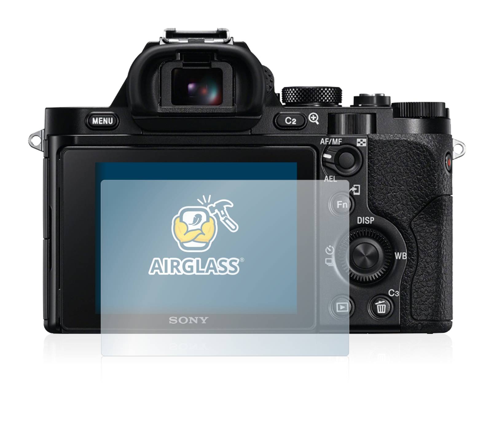 BROTECT AirGlass Glas Panzer-Folie für Sony Alpha 7R (ILCE-7R) - Schutzglas