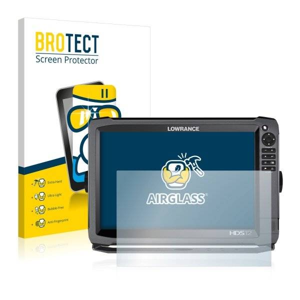 Panzerglasfolie Klar für Lowrance HDS-12 Gen2