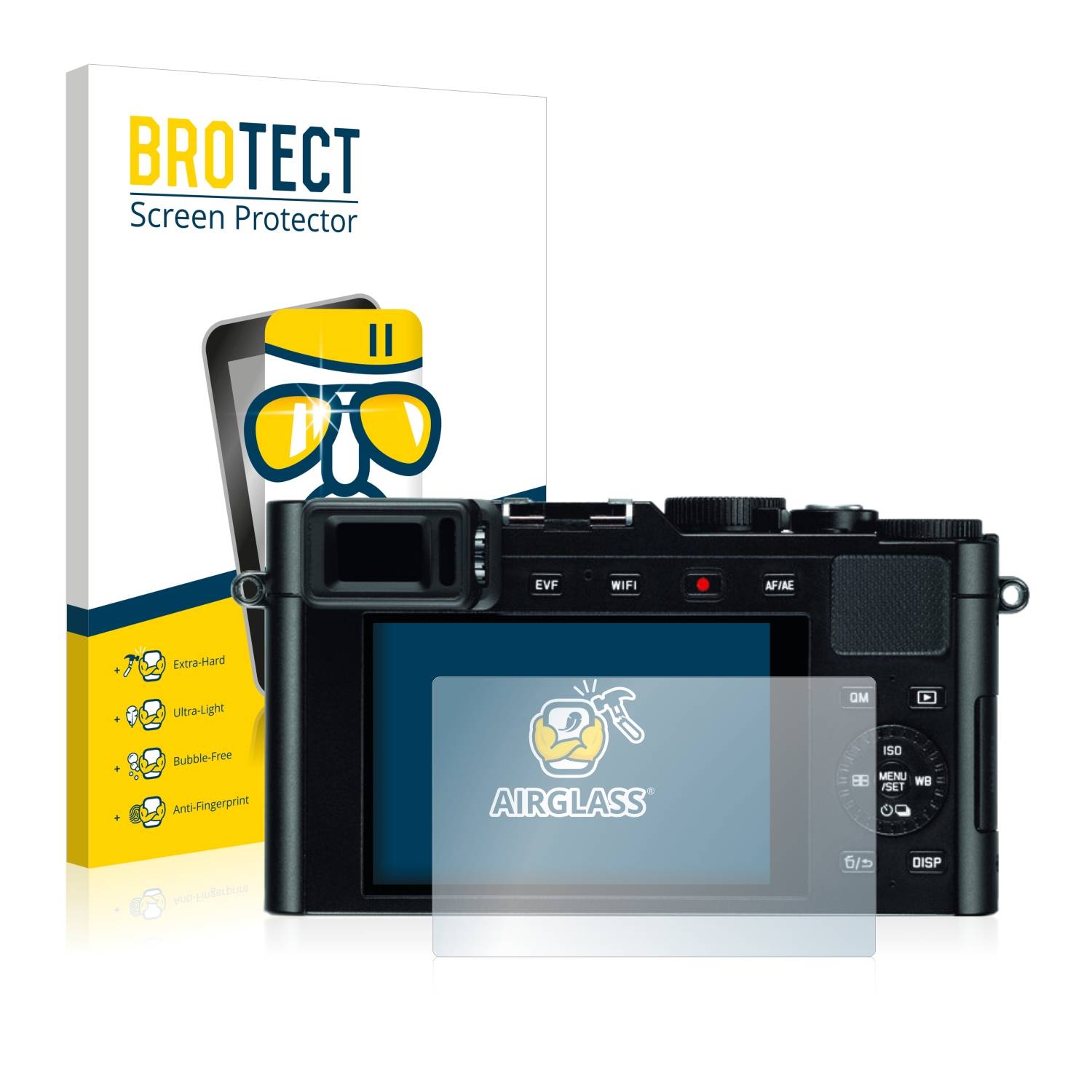 BROTECT AirGlass Glas Panzer-Folie für Leica D-Lux (Typ 109) - Schutzglas