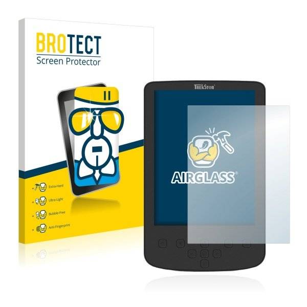 Panzerglasfolie Klar für TrekStor eBook Reader Pyrus 2 LED