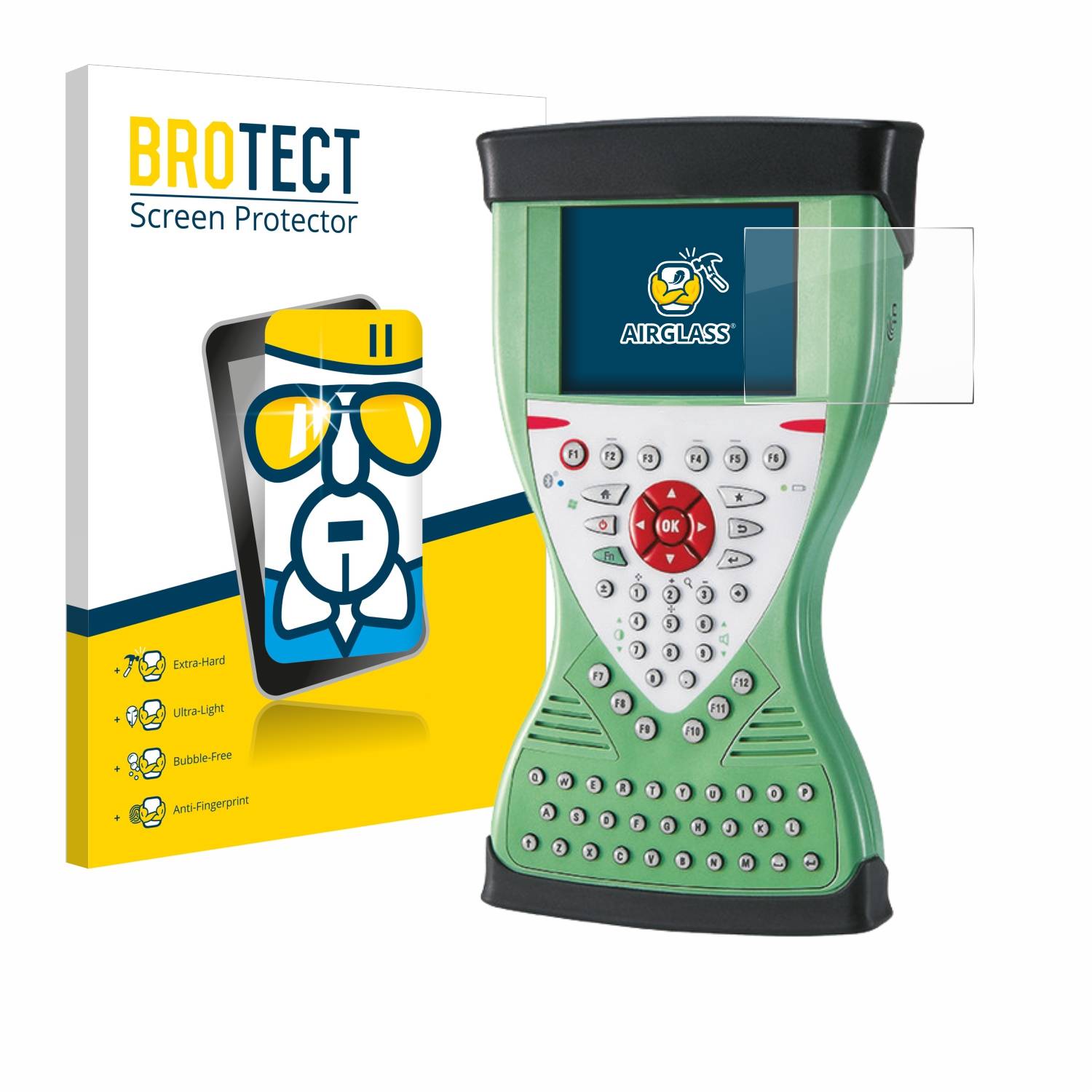 BROTECT AirGlass Glas Panzer-Folie für Leica Viva Controller CS15 - Schutzglas