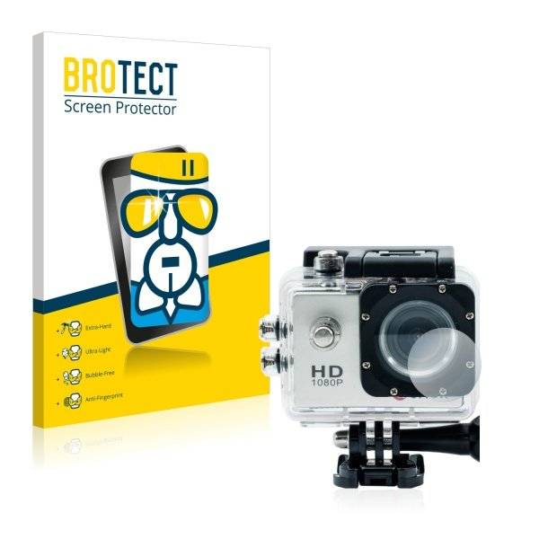 Panzerglasfolie Klar für Qumox SJ4000 Sports HD DV Action Cam Linse (Gehäuse)