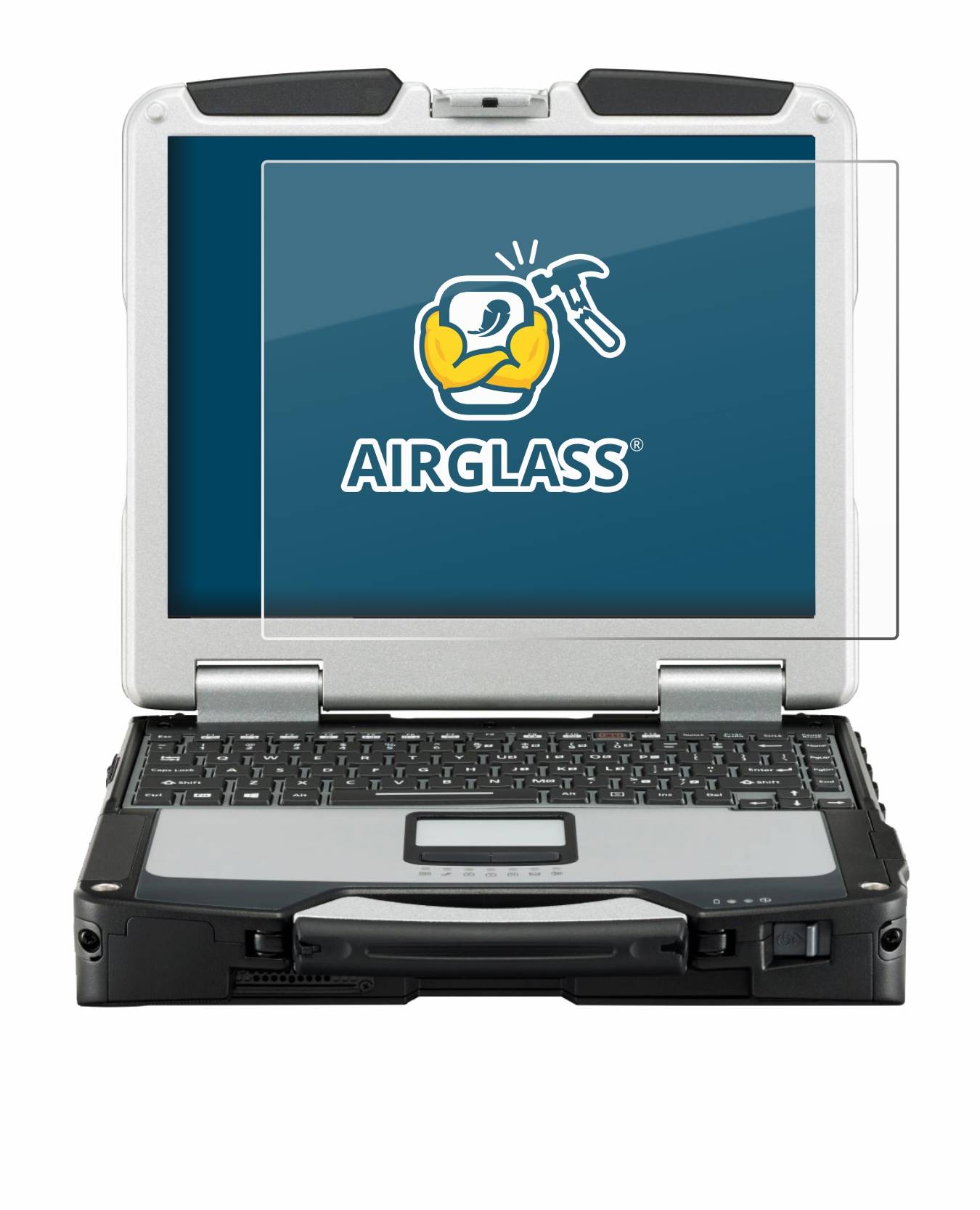 BROTECT AirGlass Glas Panzer-Folie für Panasonic Toughbook CF-31 Full Ruggedized - Schutzglas