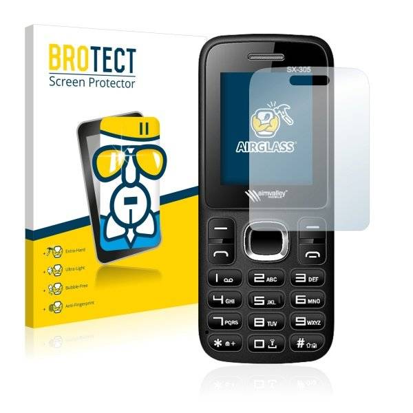 Panzerglasfolie Klar für Simvalley Mobile SX-305