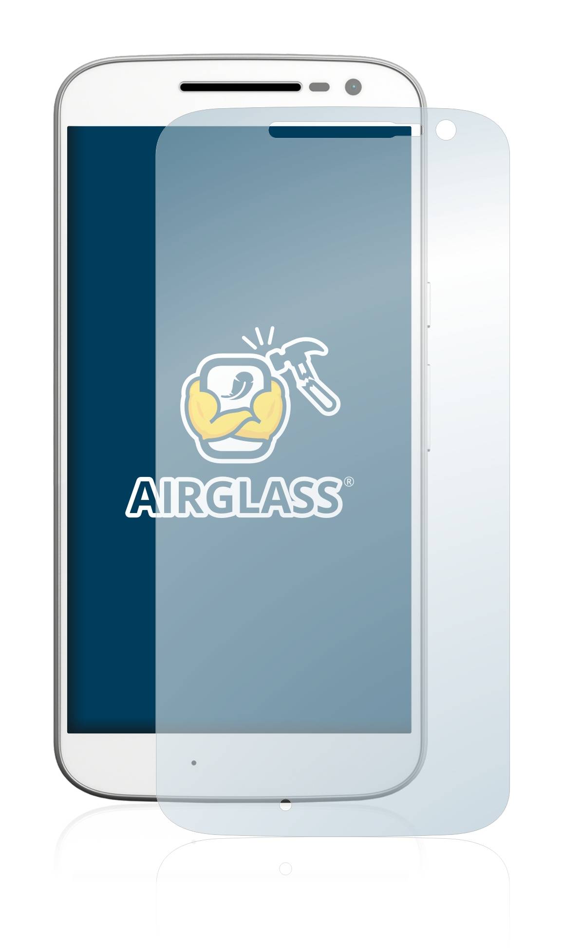 BROTECT AirGlass Glas Panzer-Folie für Motorola Moto G4 - Schutzglas
