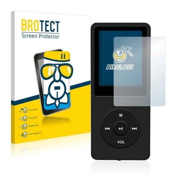 Panzerglasfolie Klar für AGPtek 8GB MP3-Player