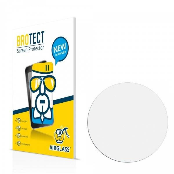 Panzerglasfolie Klar für Armbanduhren (Kreisrund, Durchmesser: 60 mm)