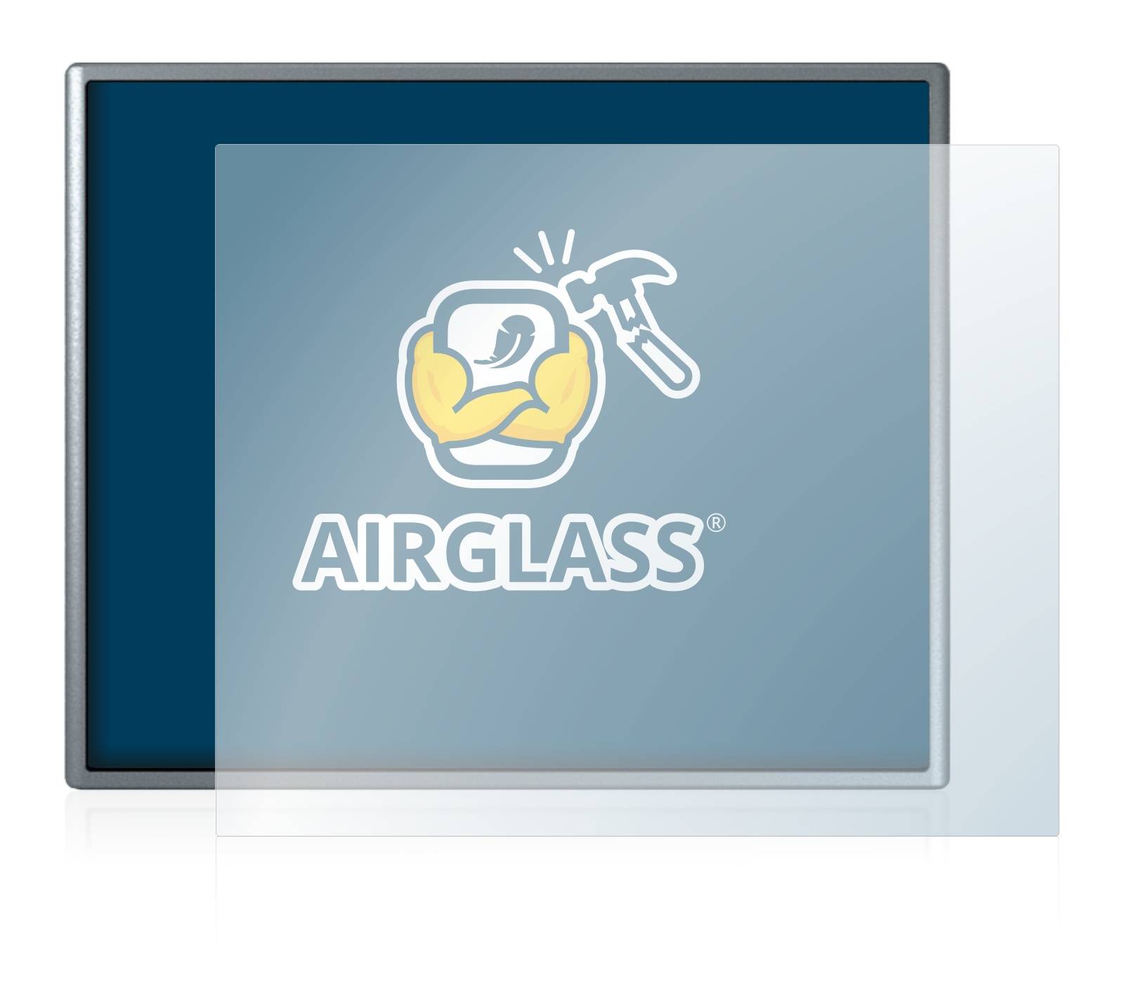 BROTECT AirGlass Glas Panzer-Folie für Siemens Simatic HMI KTP 400 Basic - Schutzglas