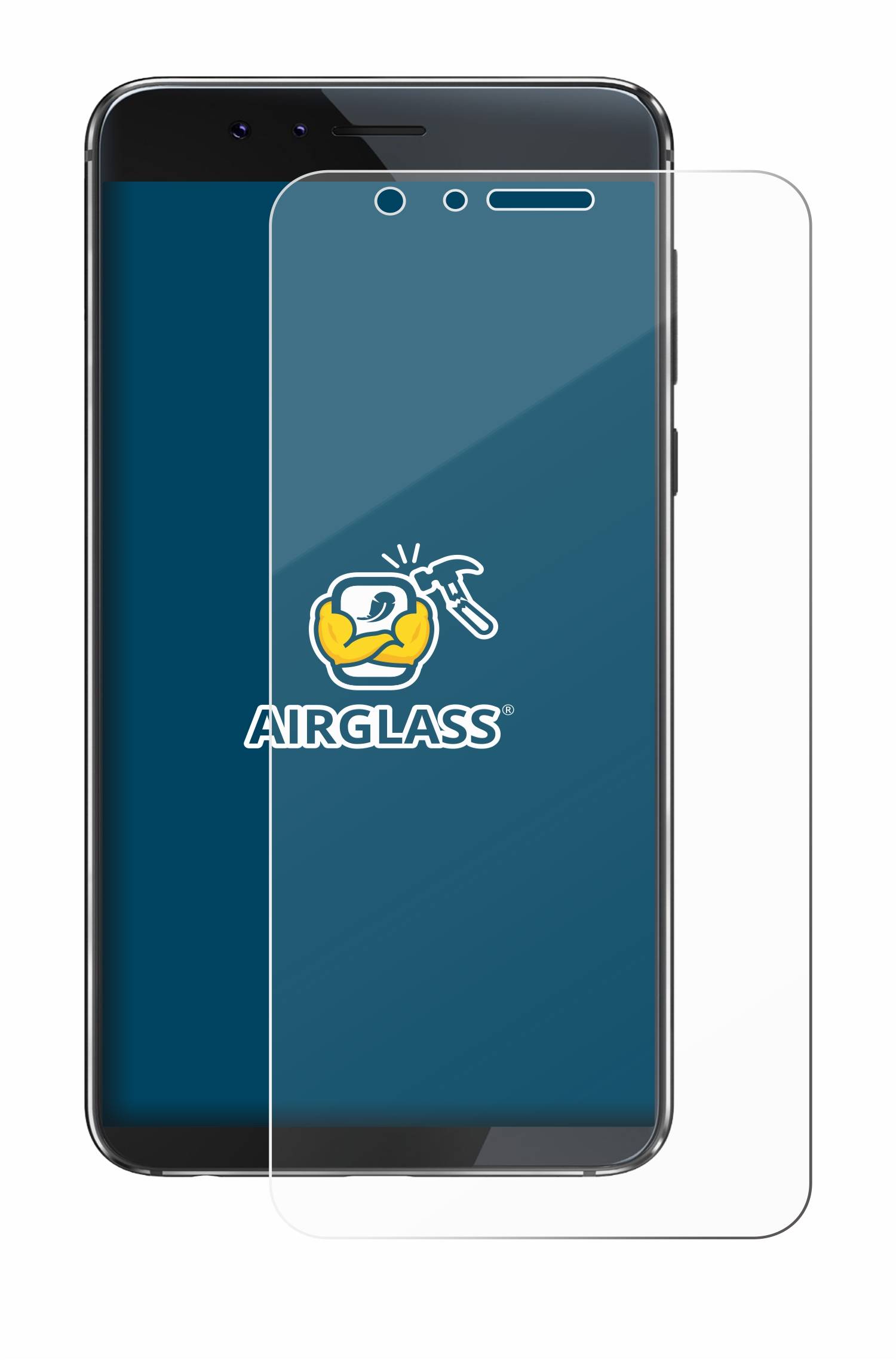 BROTECT AirGlass Glas Panzer-Folie für Honor 8 - Schutzglas