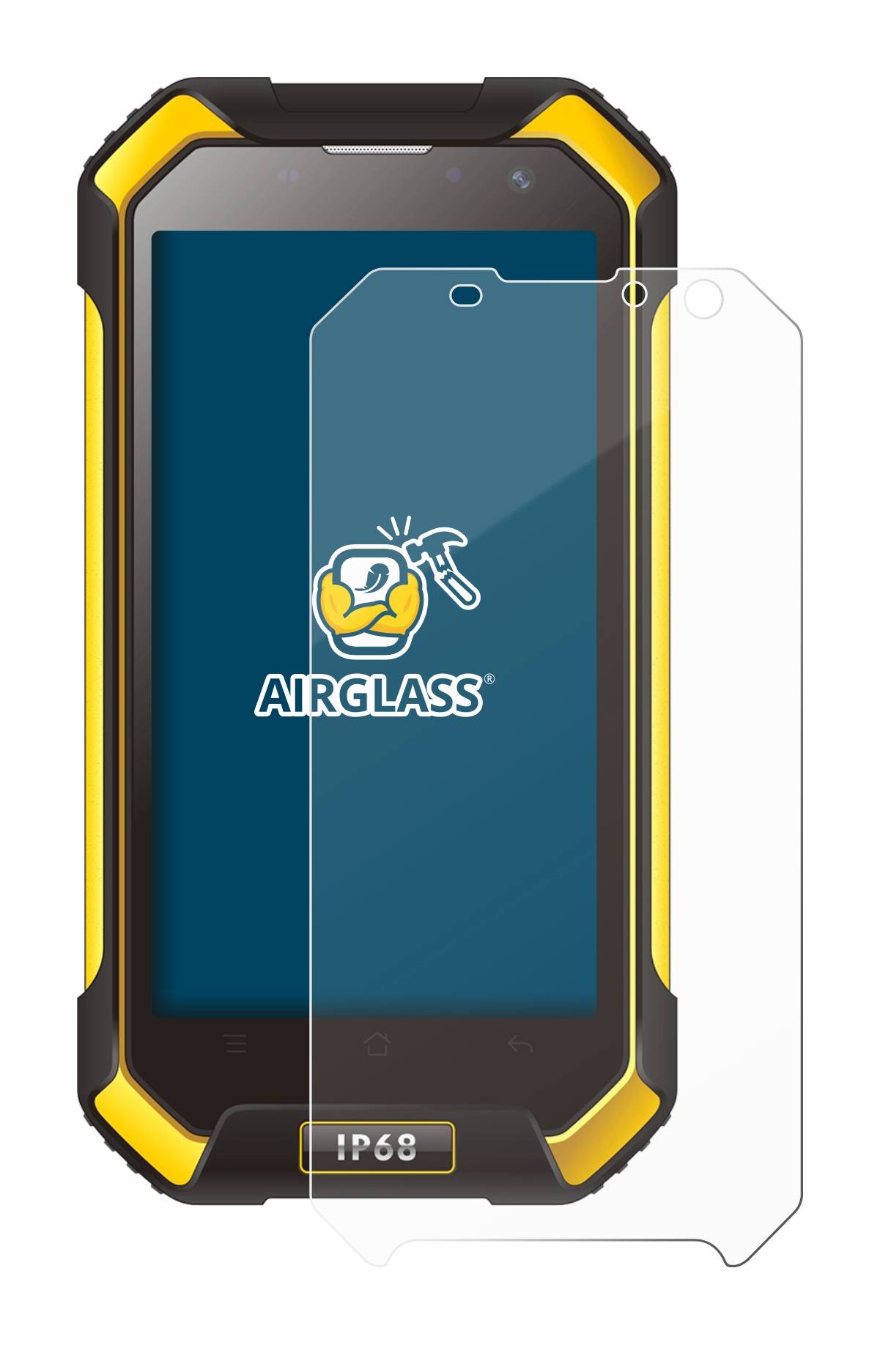 BROTECT AirGlass Glas Panzer-Folie für Blackview BV6000 - Schutzglas